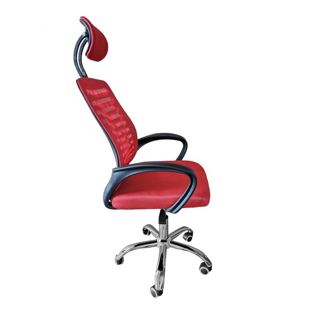 Крісло офісне Bonro B-6200 червоне (14-76-42400130) - Фото 5 Крісло офісне Bonro B-6200 червоне (14-76-42400130) - зображення 5