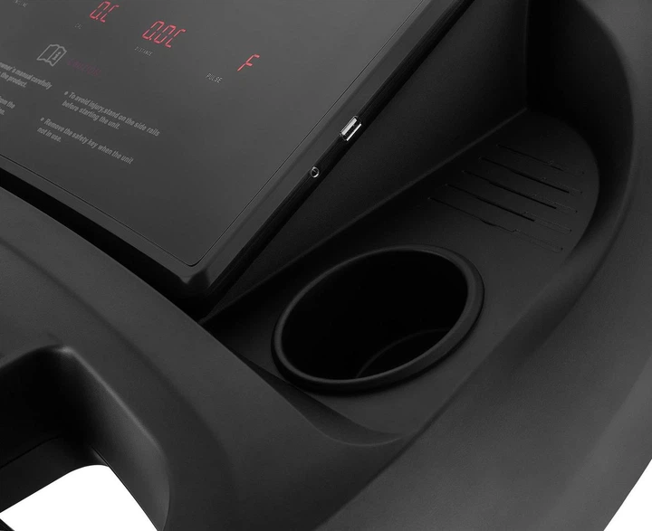Бігова доріжка GYMTEK XT900: Електрична, 3.0 к.с., 20 км/год, Автонахил 15%, Амортизація 10 еластомерів. До 150 кг, FitShow, Складна для дому, USB, Bluetooth - зображення 7