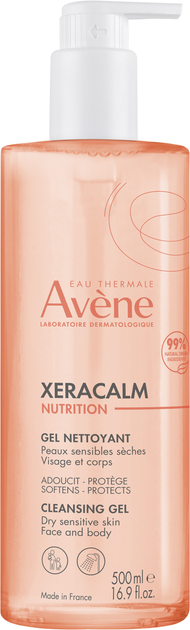 Żel pod prysznic Avene XeraCalm Nutrition do skóry suchej i wrażliwej 500 ml (3282770155105) - obraz 1