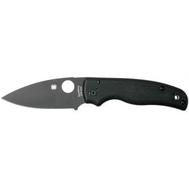 Ніж Spyderco Shaman Black Blade (C229GPBK) - изображение 1