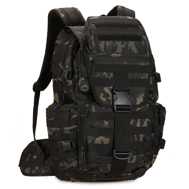 Рюкзак Protector Plus S 459 с модульной системой Molle 50л Black camouflage - изображение 2