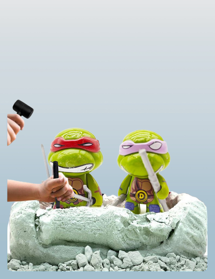 Развивающий набор Черепашки ниндзя Ninja Turtles TMNT раскопки набор для проведения раскопок - Фото 6 Развивающий набор Черепашки ниндзя Ninja Turtles TMNT раскопки набор для проведения раскопок - изображение 6