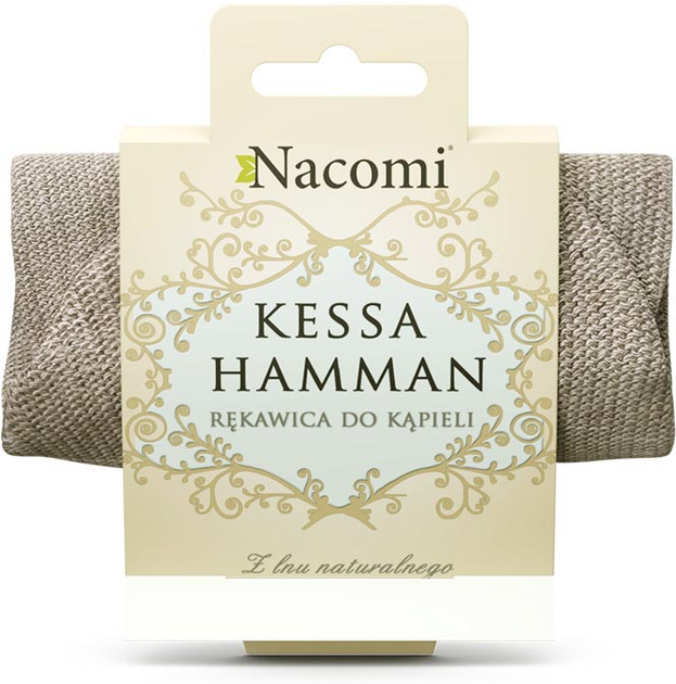 Рукавиця для купання Nacomi Kessa Hammam натуральний льон (5901878687223) - зображення 1