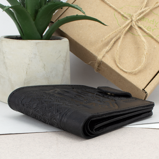 Портмоне чоловіче шкіряне Handycover HC0041 чорне з гербом України - Фото 12 Портмоне чоловіче шкіряне Handycover HC0041 чорне з гербом України - зображення 12