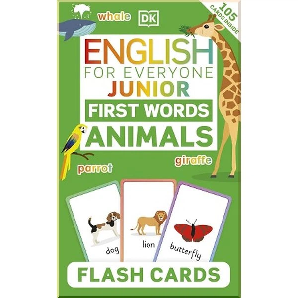 English for Everyone Junior First English Words Flash Cards main image 0