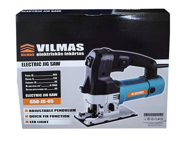 Лобзик електричний Vilmas 650-JS-65 - зображення 3
