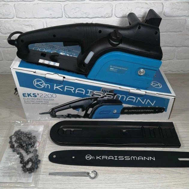 Электропила цепная Kraissmann EKS 2200 (2.2 кВт; 1 Шина 1 Цепь) Germany - изображение 8