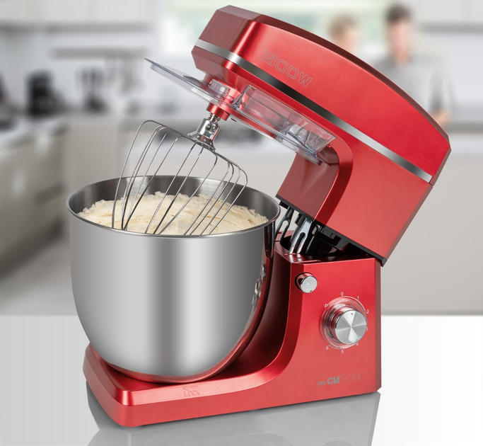 Планетарний міксер Clatronic KM 3765 Red - зображення 3