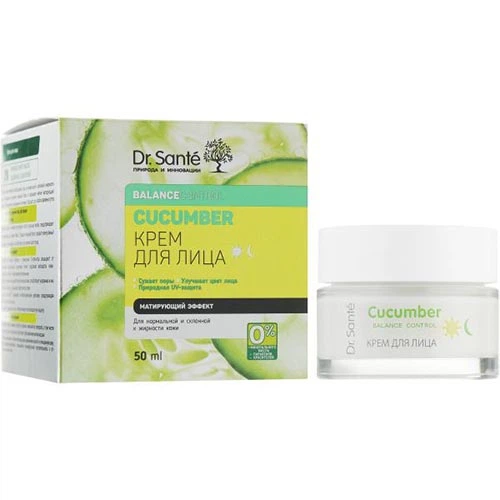 Крем для обличчя Dr. Sante Cucumber 50 мл - Фото 1 Крем для обличчя Dr. Sante Cucumber 50 мл - изображение 1