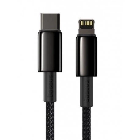 Кабель Baseus Tungsten Gold Fast Charging Type-C to Lightning PD 20W (1m) Black (CATLWJ-01) - изображение 2