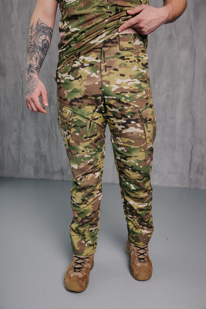 Мужские крепкие штаны «Kayman» мультикам с усиленными зонами и накладными карманами 38-34 - изображение 1