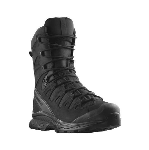 Мужские тактические зимние берцы Salomon Quest 4D Forces High GTX размер 46 29,5 см Black - изображение 1