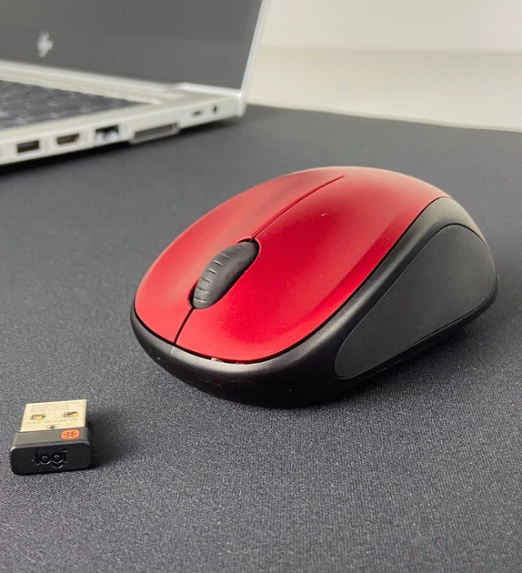 Мышь Logitech M235 Wireless, Red, Refurbished - Фото 3 Мышь Logitech M235 Wireless, Red, Refurbished - изображение 3