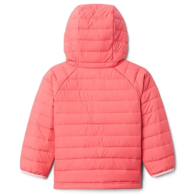 Куртка демисезонная Columbia Powder Lite Youth S Bright Geranium 6-7 лет (116-122 см) розовый (1802931-673-XS) - Фото 2 Куртка демисезонная Columbia Powder Lite Youth S Bright Geranium 6-7 лет (116-122 см) розовый (1802931-673-XS) - изображение 2