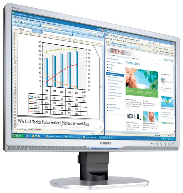 Монитор 22" Philips Brilliance 220BW9CS/00-1680x1050 -TFT-TN-(B)-Б/У - Фото 1 Монитор 22" Philips Brilliance 220BW9CS/00-1680x1050 -TFT-TN-(B)-Б/У - изображение 1