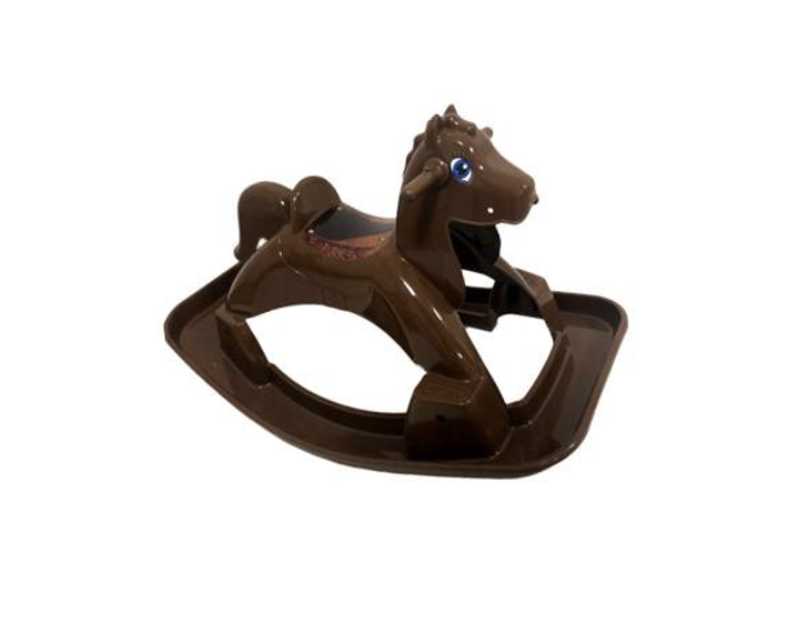 Кінь музичний 90х50х55 см DOLONI TOYS Коричневий 000100773