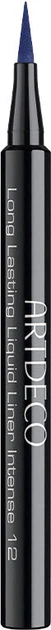 Підводка для очей Artdeco Long Lasting Liquid Liner Intense Суперстійка 12 Blue 0.6 мл (4052136101621) - зображення 2