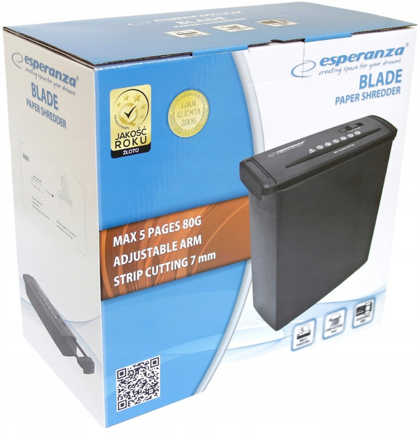Офисный шредер Esperanza BLADE EN101 10л - изображение 6