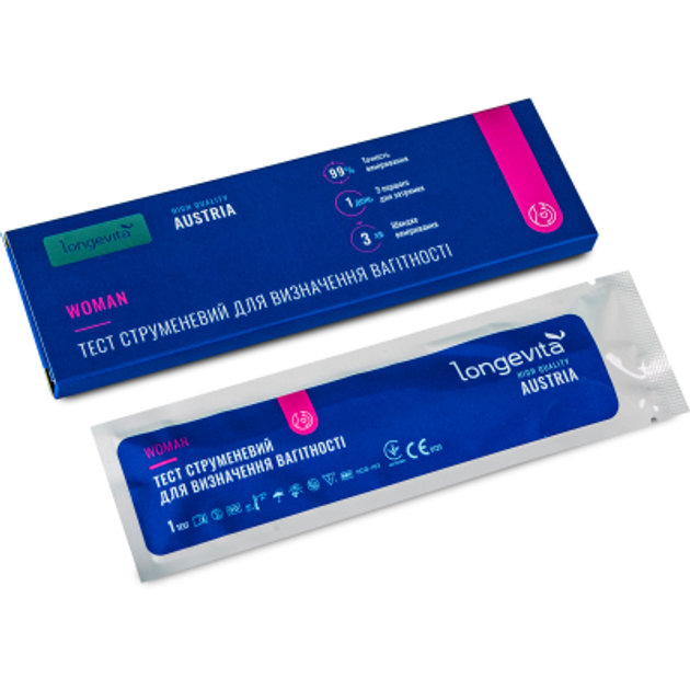 Тест на беременность Longevita Woman Струйный 1 шт. (TStr/1) - изображение 4
