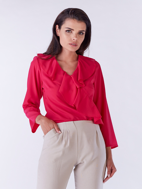 Блузка жіноча Awama A189 M Рожевий/Фуксія (5902360516397) - зображення 1
