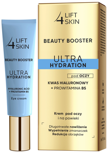 Krem pod oczy i na powieki Lift 4 Skin Beauty Booster Hydration kwas hialuronowy + B5 15 ml (5900116081052) - obraz 1