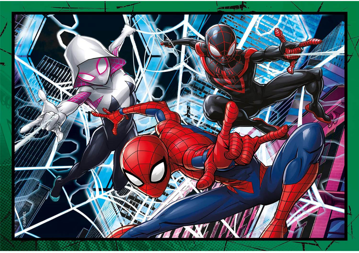 Puzzle 4 w 1 Clementoni Spider-Man 72 elementów (8005125215157) - obraz 3