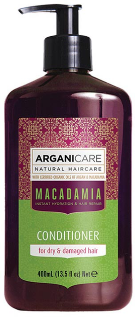 Odżywka Arganicare Macadamia do suchych i zniszczonych włosów 400 ml (7290114145077) - obraz 1