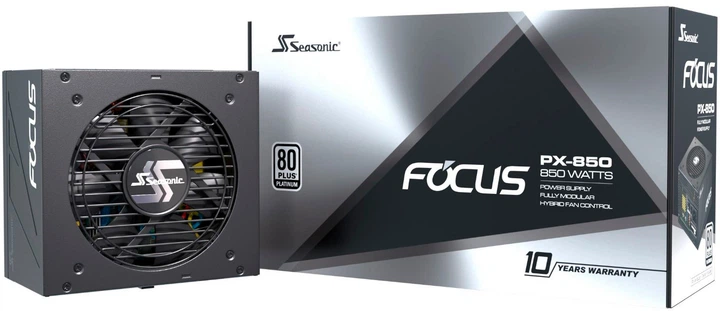 Zasilacz Seasonic Focus PX-850 80 Plus Platinum 850 W - obraz 9