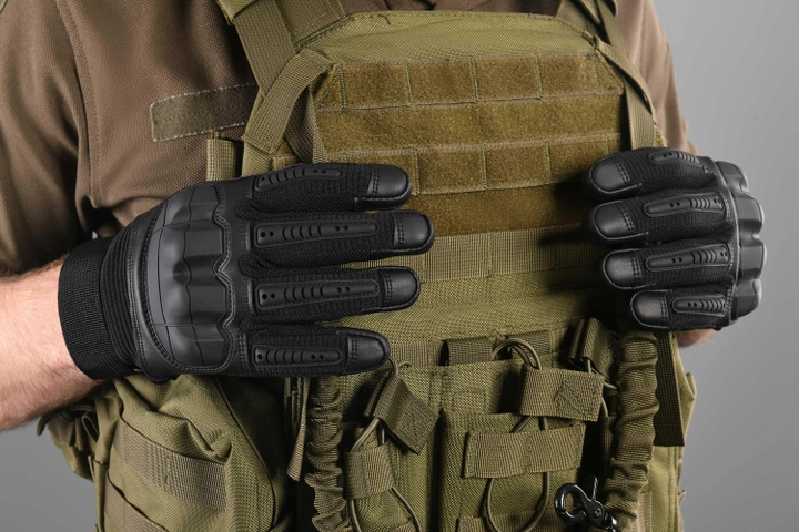 Перчатки тактические 2E Sensor Touch S черные - изображение 2