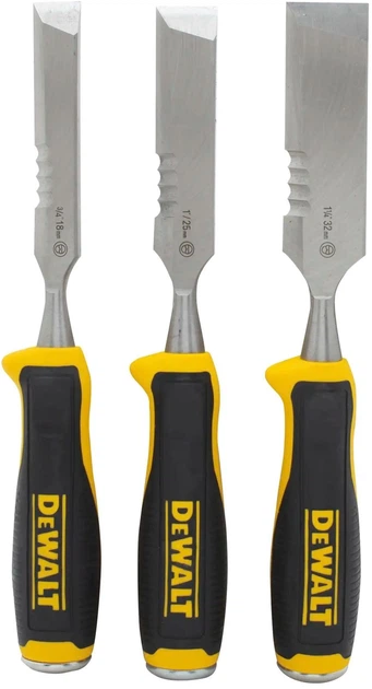 Набор стамесок DeWalt с лезвиями длиной 150 мм и боковой режущей кромкой 3 шт (DWHT0-16148) - изображение 2