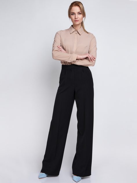 Spodnie damskie Lanti Trousers Sd111 42 Czarne (5904252703847) - obraz 1