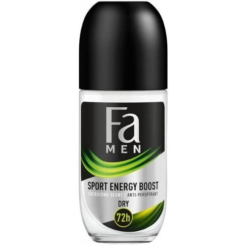 Чоловічий дезодорант кульковий Fa Sport Energy Boost 50 мл. - Фото 1 Чоловічий дезодорант кульковий Fa Sport Energy Boost 50 мл. - зображення 1