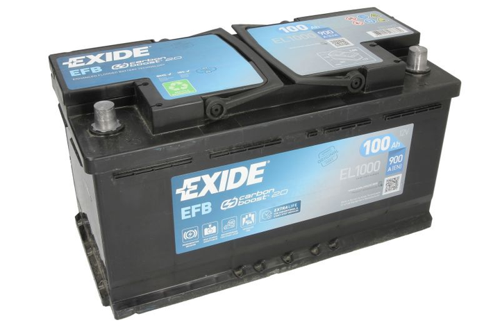 Аккумулятор EXIDE 12В 100Ач/850A (EN) START&STOP EFB (P+ стандартные ...