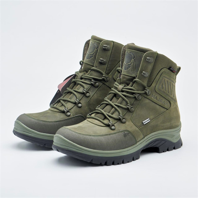 Ботинки Зимние тактические кожаные с мембраной Gore-Tex PAV Style Lab HARLAN 550 р.46 30.5см хаки - изображение 1