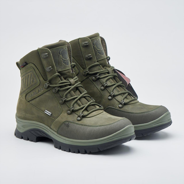 Ботинки Зимние тактические кожаные с мембраной Gore-Tex PAV Style Lab HARLAN 550 р.46 30.5см хаки - изображение 2