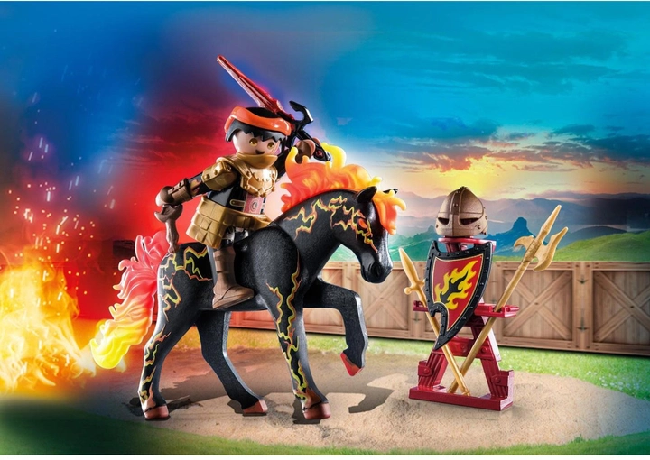 Zestaw figurek Playmobil Novelmore Burnham Raiders Fire Knight (4008789712134) - obraz 2