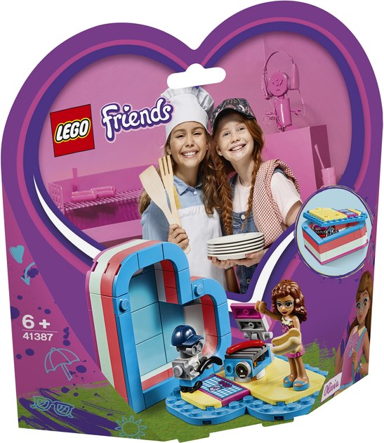 Конструктор LEGO Friends Літня скринька - сердечко для Олівії 93 деталі (41387) - зображення 1