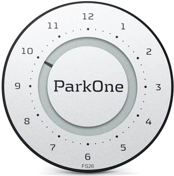 Електронний паркувальний диск ParkOne 2 Silver (5711157040102) - зображення 1