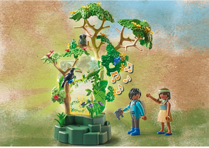 Набір фігурок Playmobil Wiltopia Enlightened Tropical Tree and Explorers (4008789710093) - зображення 2