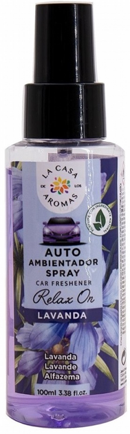 Odświeżacz do samochodu La Casa de los Aromas W sprayu Relax On 100 ml (8428390048938) - obraz 1