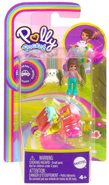 Набір фігурок Mattel Polly Pocket Pollyville Frosty Scooter (0194735109395) - зображення 1