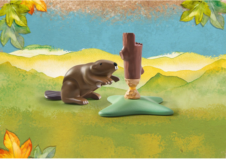 Набір фігурок Playmobil Wiltopia Beaver (4008789712912) - зображення 3