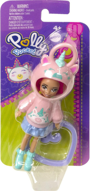 Фігурка Mattel Polly Pocket Friend Clips Doll Unicorn 7.6 см (0194735108626) - зображення 1