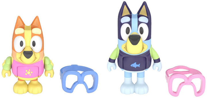 Zestaw figurek Bluey and Bingo Pool Time (0630996130391) - obraz 3