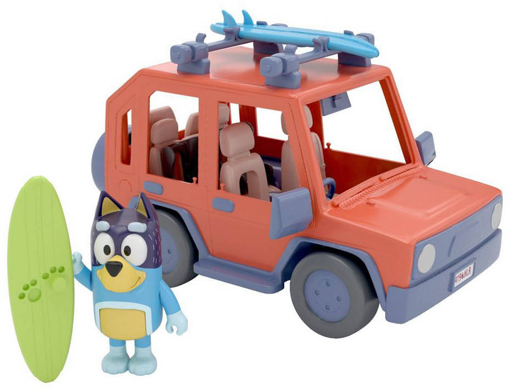 Набір фігурок TM Toys Bluey Family Cruiser and Four (0630996130186) - зображення 2