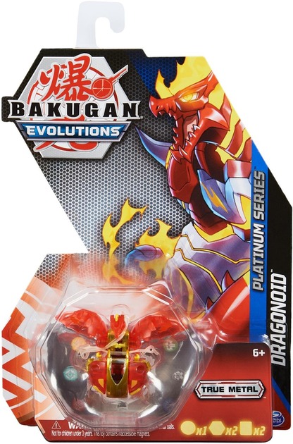 Фігурка Spin Master Bakugan Platinum Dragonoid (0778988413395) - зображення 1