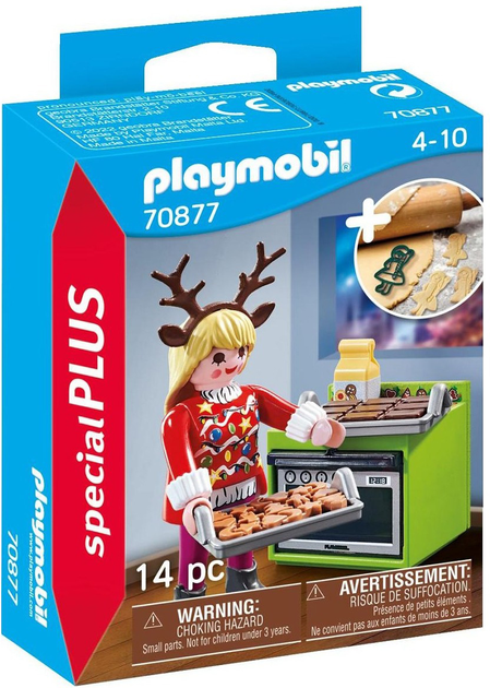 Figurka Playmobil Special Plus Christmas Baker 7.5 cm (4008789708779) - obraz 1