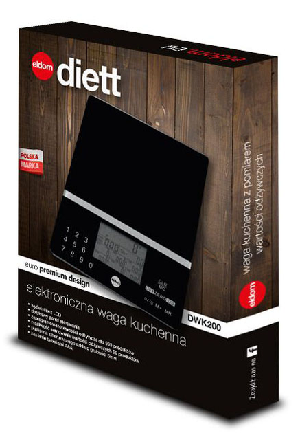 Ваги кухонні Eldom DWK200 Diett (5908277381837) - зображення 4