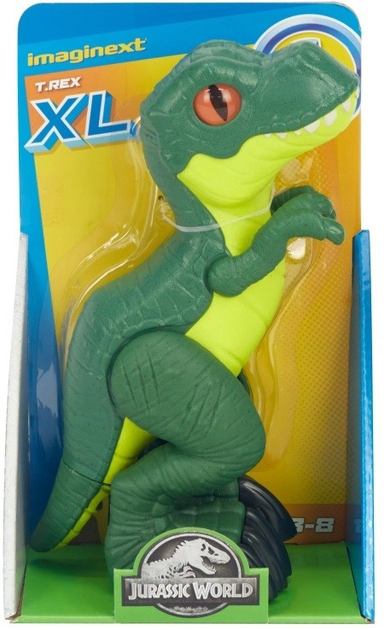 Фігурка Mattel Imaginext Jurassic World dinozaur T-Rex XL 24 см (0887961944624) - зображення 1