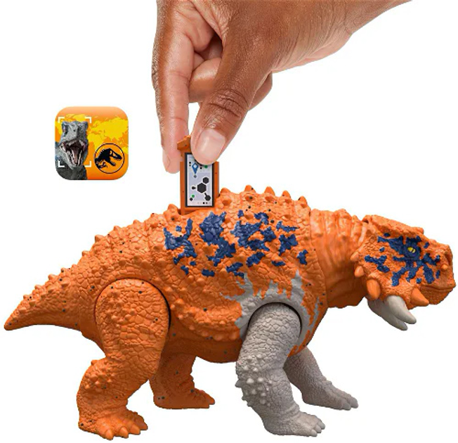 Фігурка Mattel Jurassic Park Track Explore Vehicle Scutosaurus (0194735131419) - зображення 2